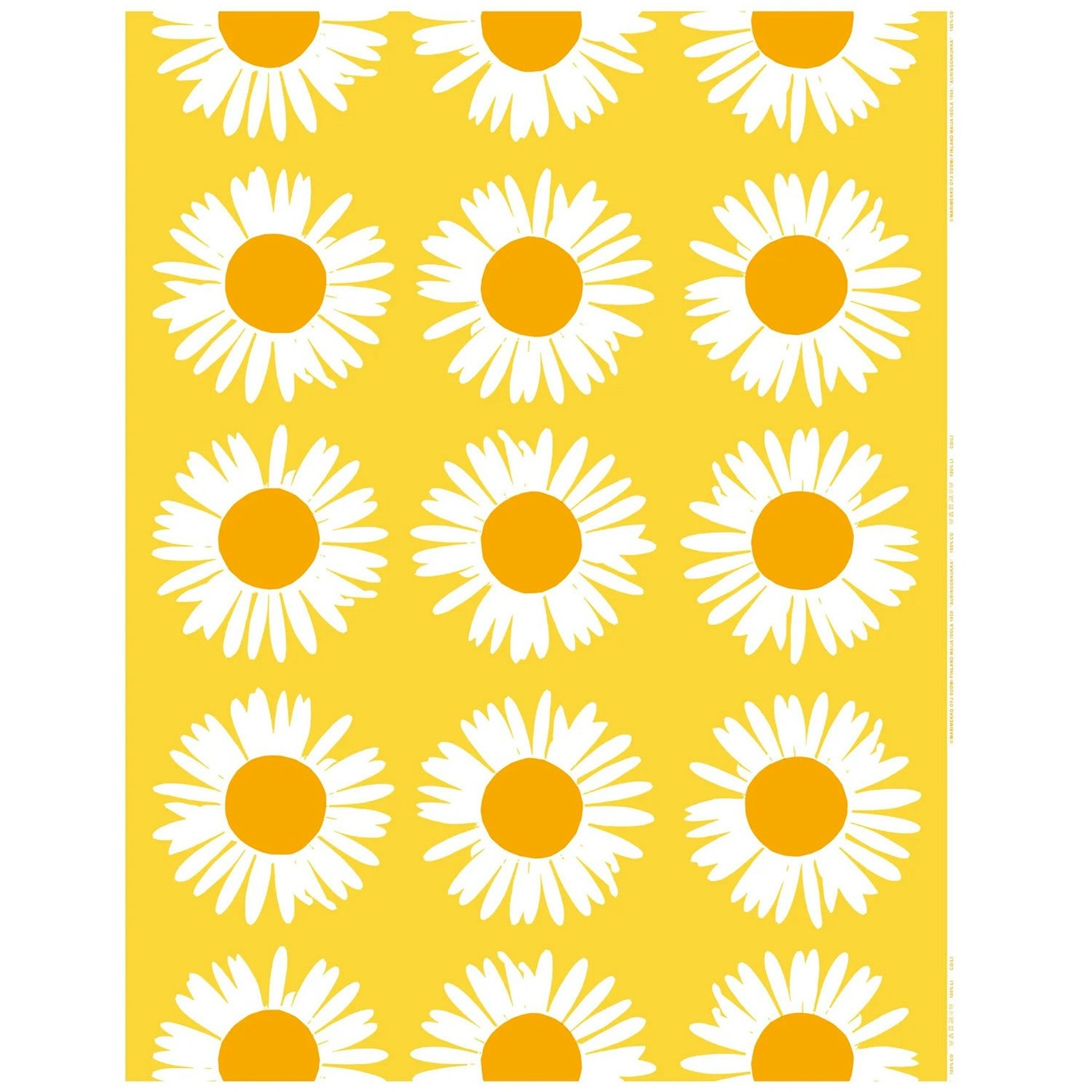 Auringonkukka Pöytäliina 135x280 cm, Keltainen - Marimekko @ 